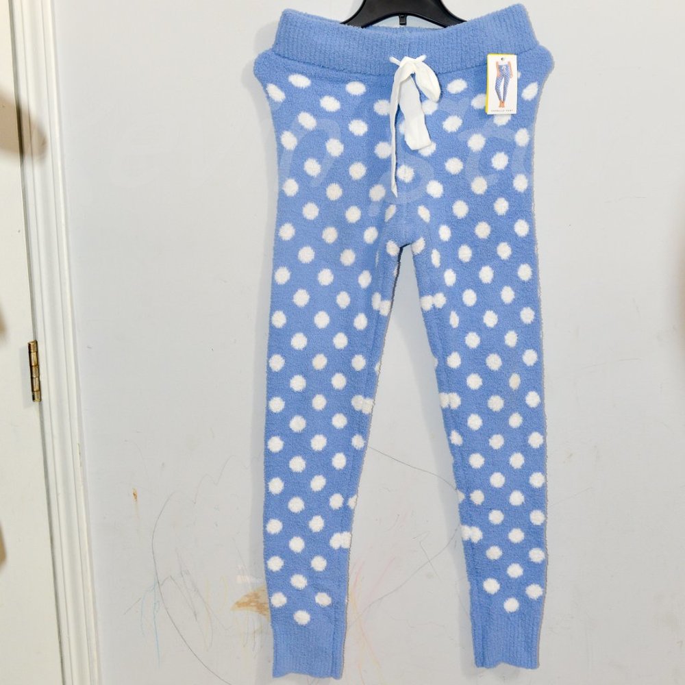 Women louge pants HONEYDEW Chenille Lounge Blue - Picture 2 of 4